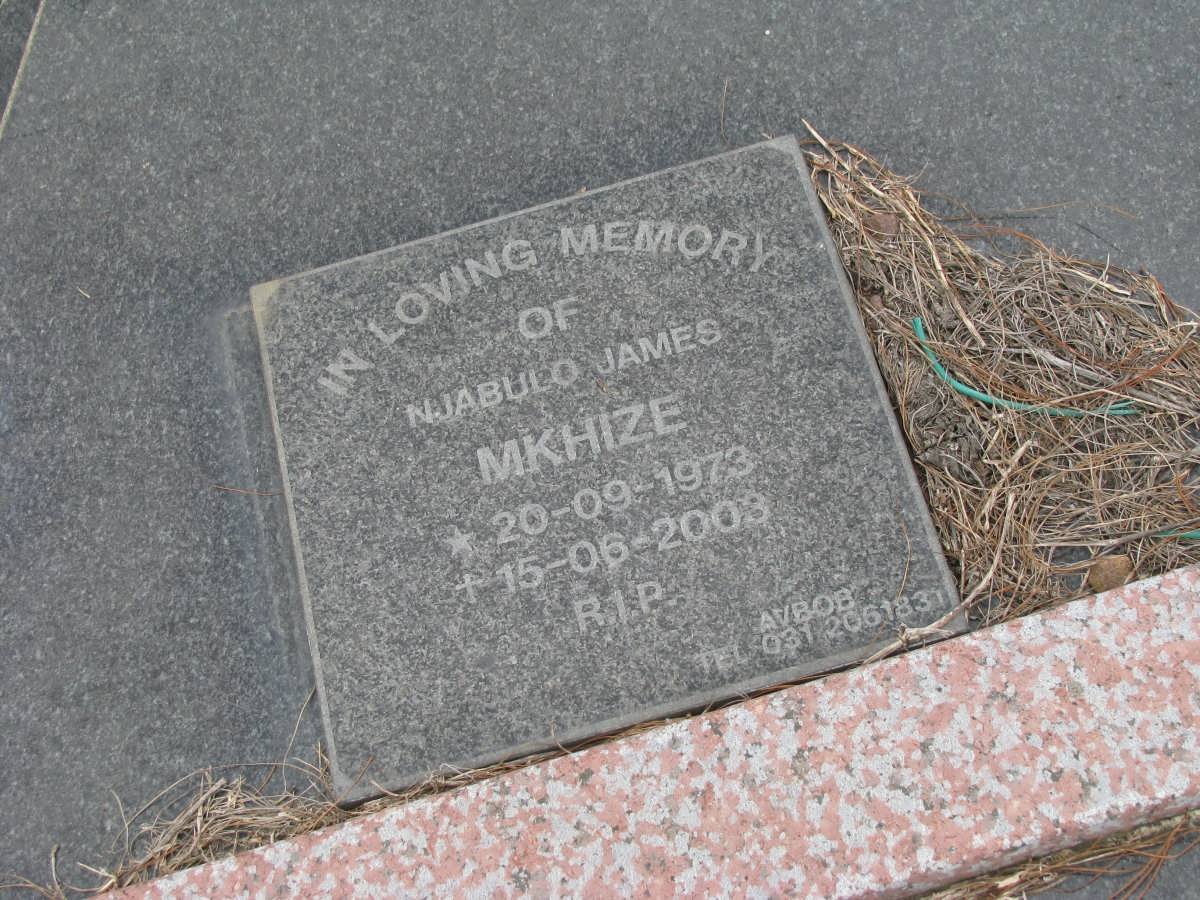 MKHIZE Njabulo James 1973-2003