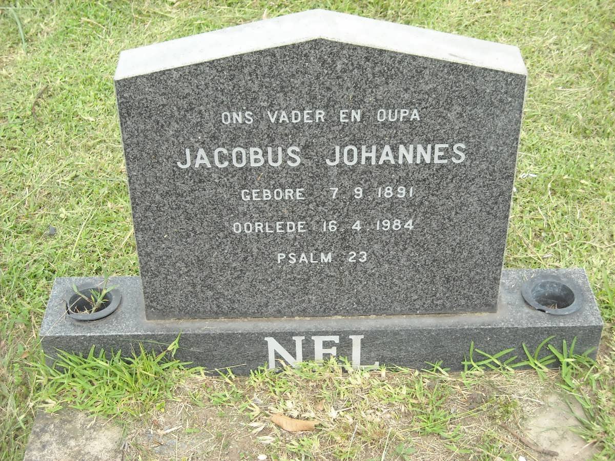 NEL Jacobus Johannes 1891-1984
