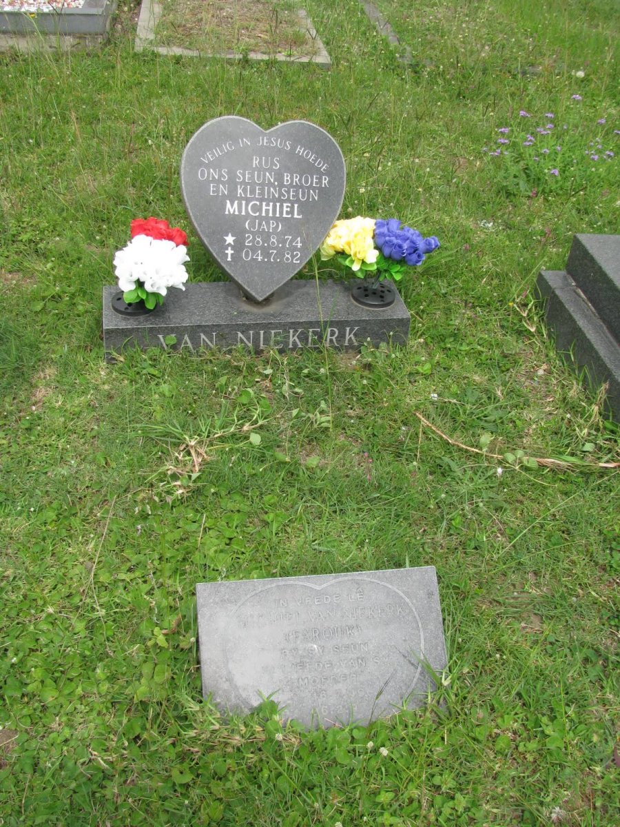 NIEKERK Michiel, van 1949-1992 :: VAN NIEKERK Michiel 1974-1982