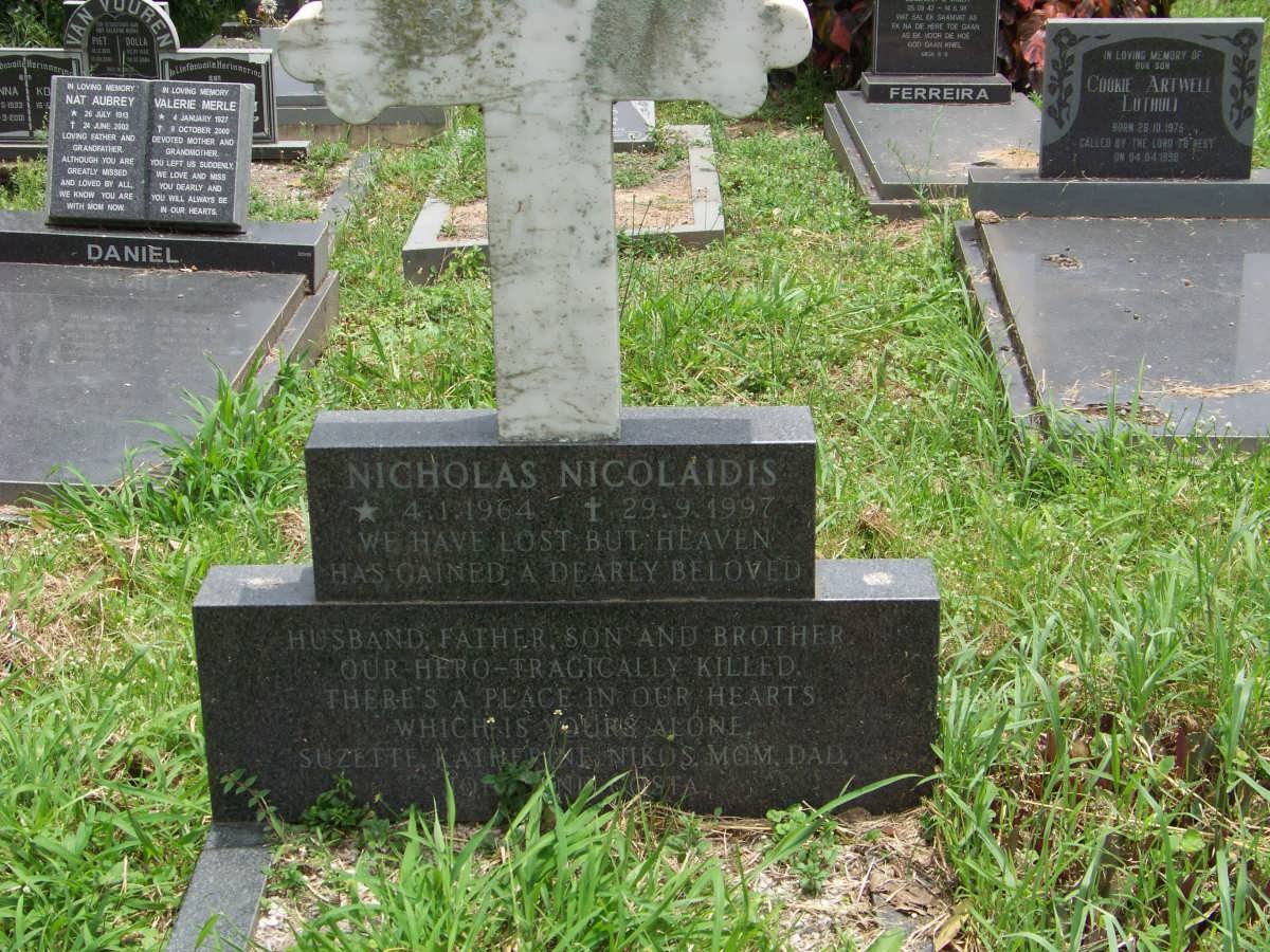 NICOLAIDES Nicholas 1964-1997