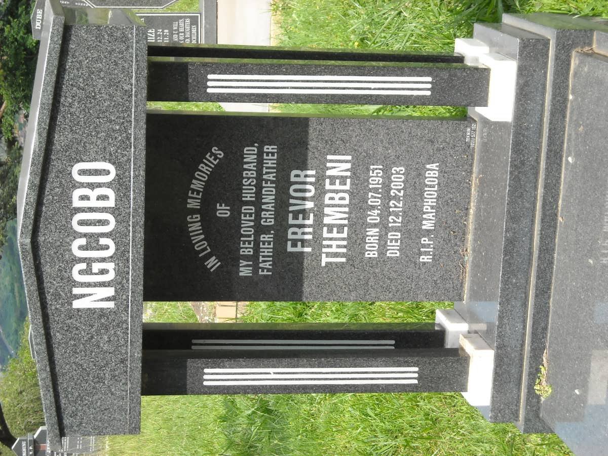 NGCOBO Frevor Thembeni 1951-2003