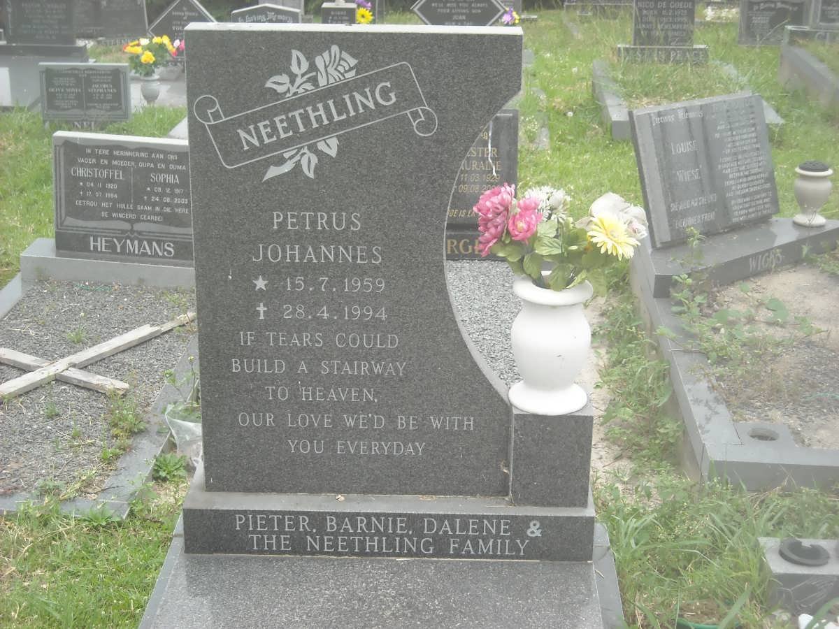 NEETHLING Petrus Johannes 1959-1994