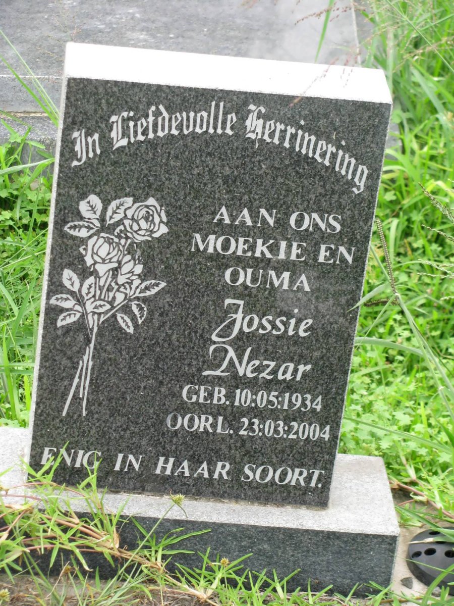 NEZAR Jossie 1934-2004