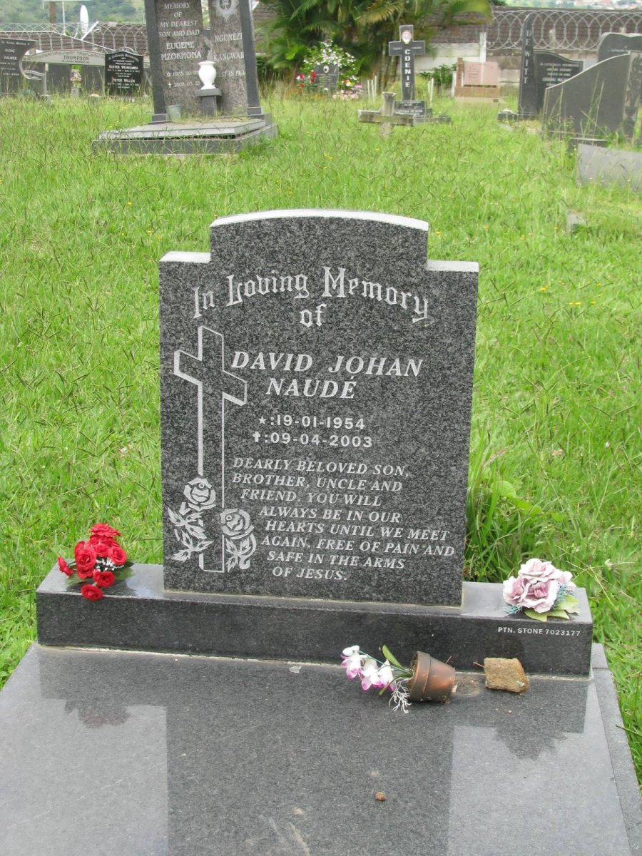 NAUDE David Johan 1954-2003