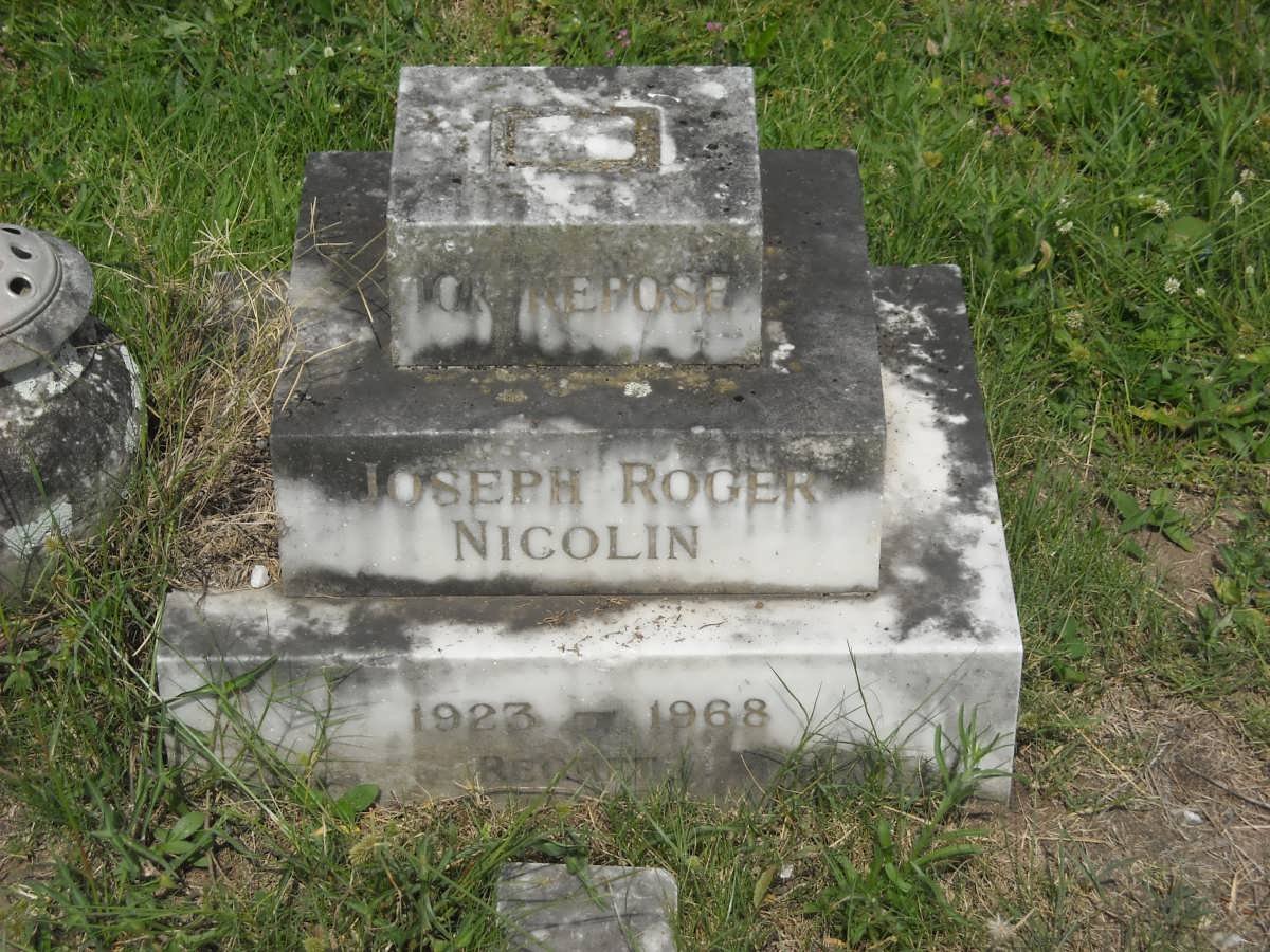NICOLIN Joseph Roger 1923-1968