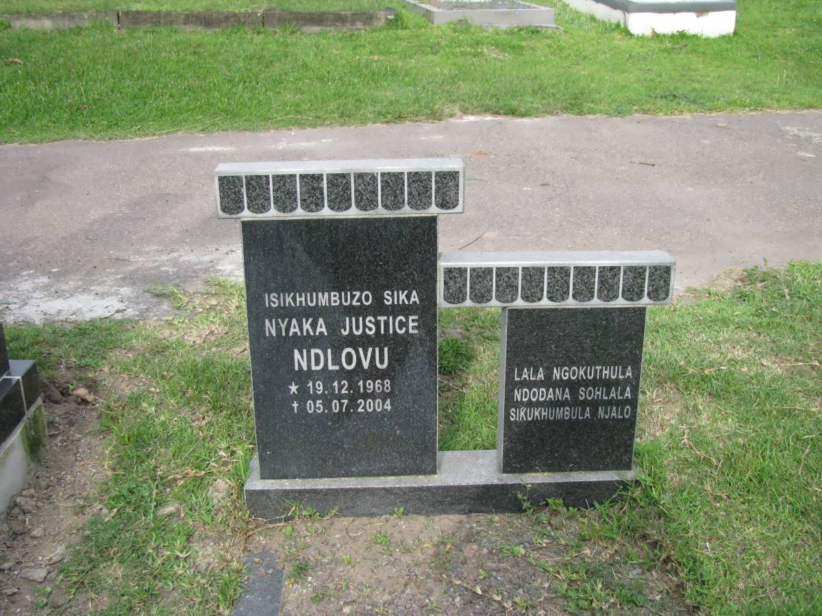 NDLOVU Nyaka Justice 1968-2004