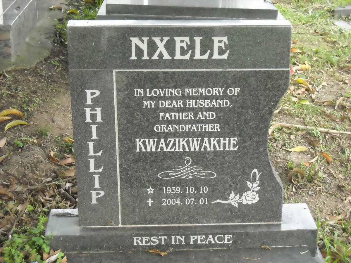 NXELE Phillip Kwazikwakhe 1939-2004