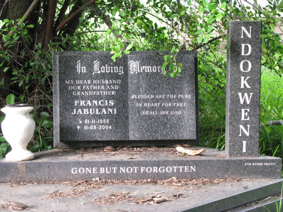 NDOKWENI Francis Jabulani 1956-2004