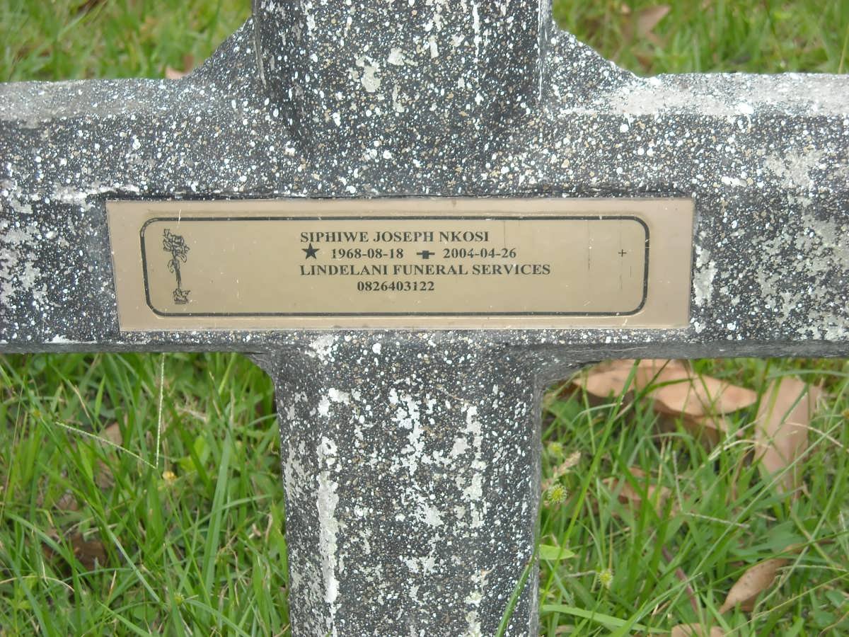 NKOSI Siphiwe Joseph 1968-2004