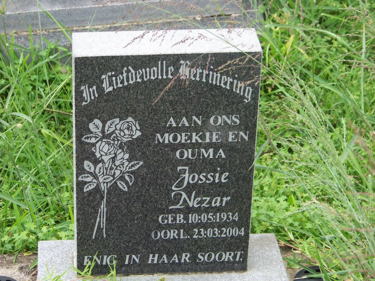 NEZAR Josie 1934-2004