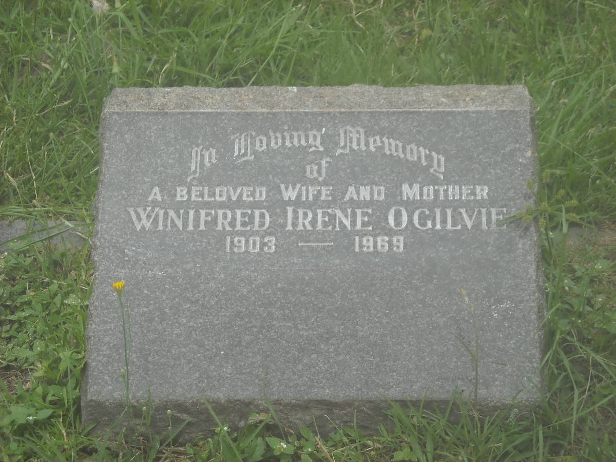 OGILVIE Winifred Irene 1903-1969