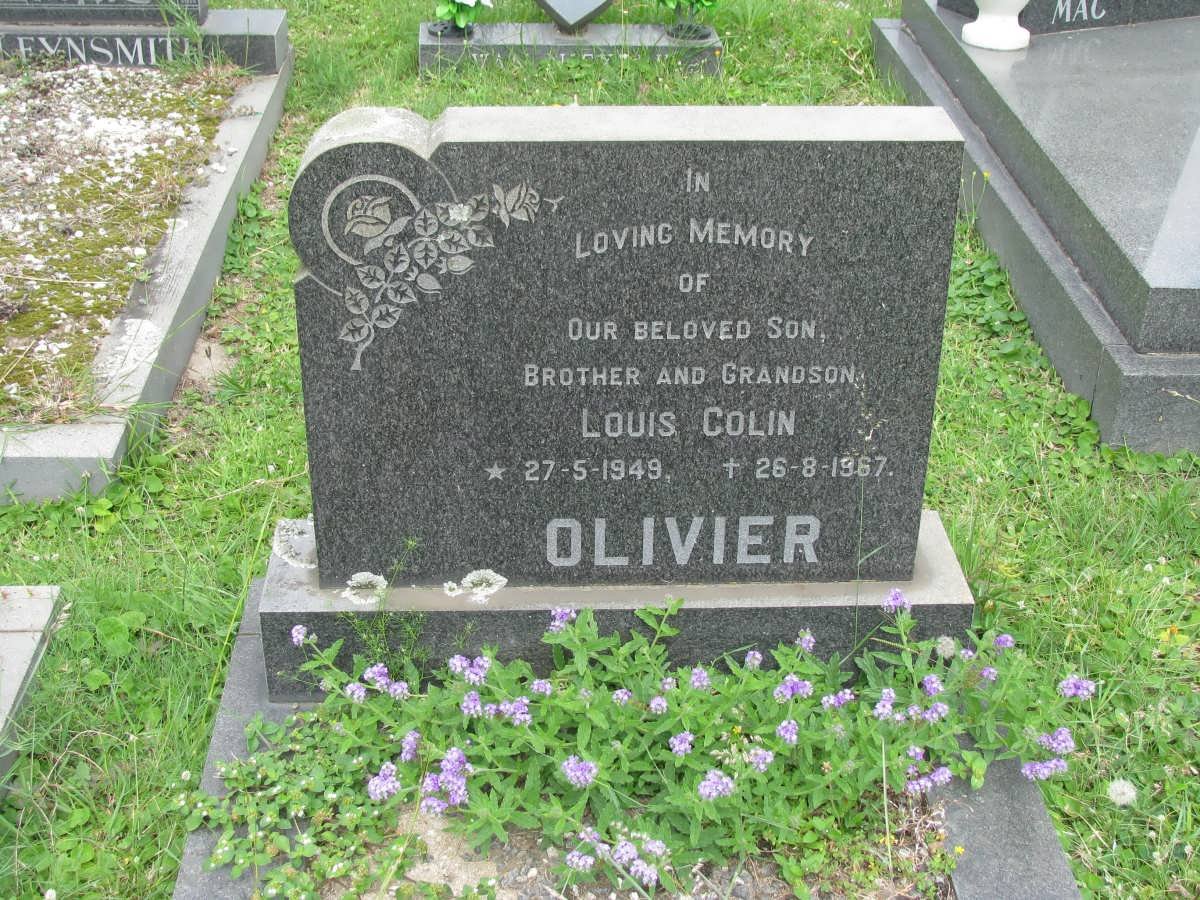 OLIVIER Louis Colin 1949-1967