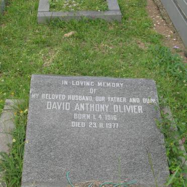 OLIVIER David Anthony 1916-1977