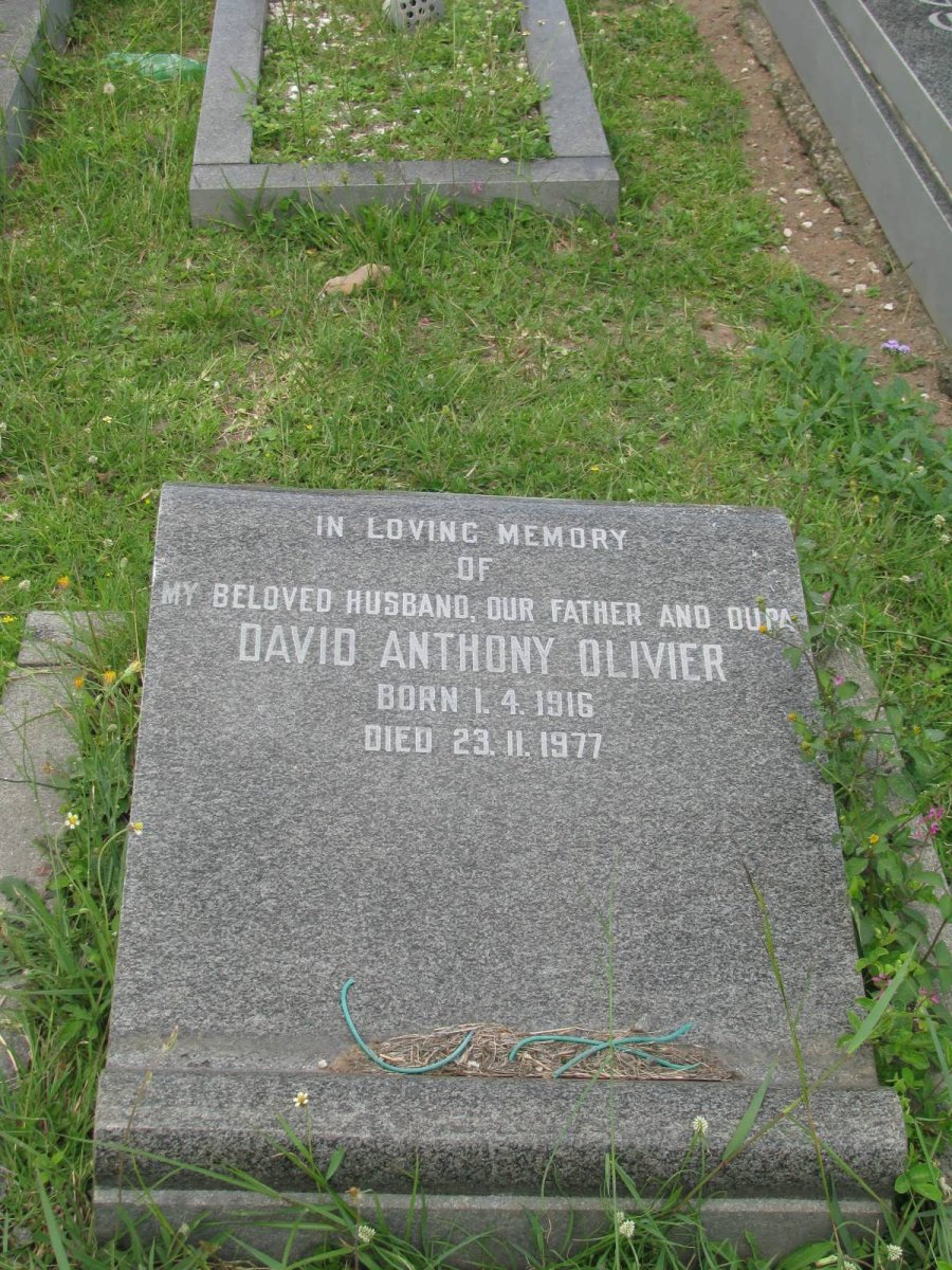 OLIVIER David Anthony 1916-1977