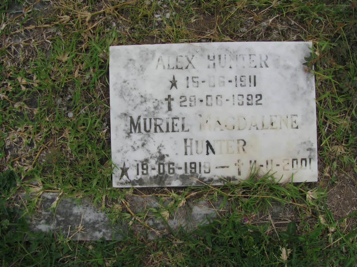 HUNTER Muriel Magdalena 1919-2001