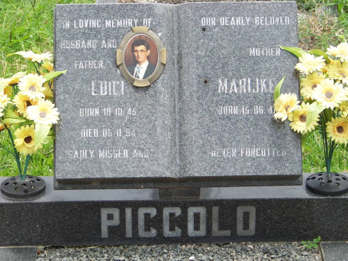 PICCOLO Luici 1945-1994 &amp; Marijke 194?-