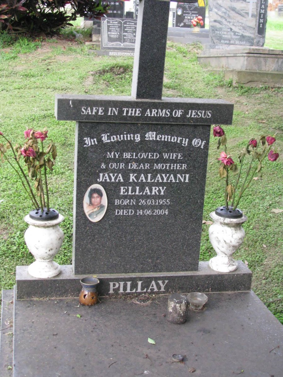 PILLAY Jaya Kalayani Ellary 1955-2004