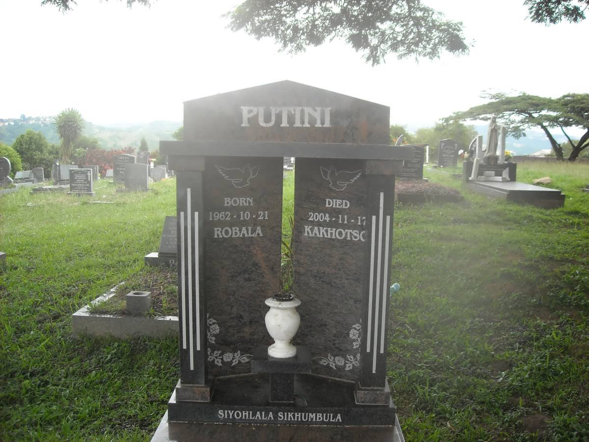 PUTINI Robala Kakhotso 1962-2004