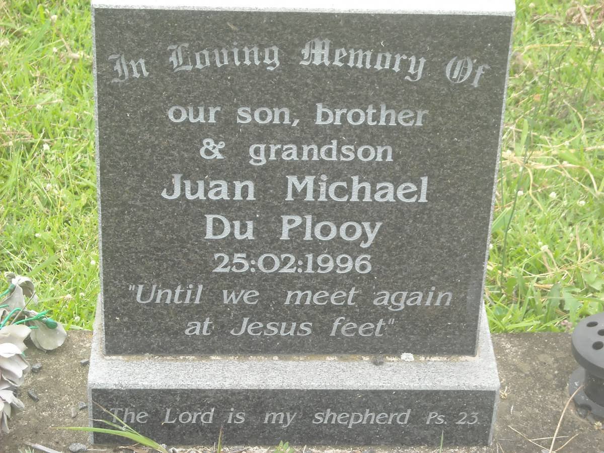 PLOOY Juan Michael, du -1996