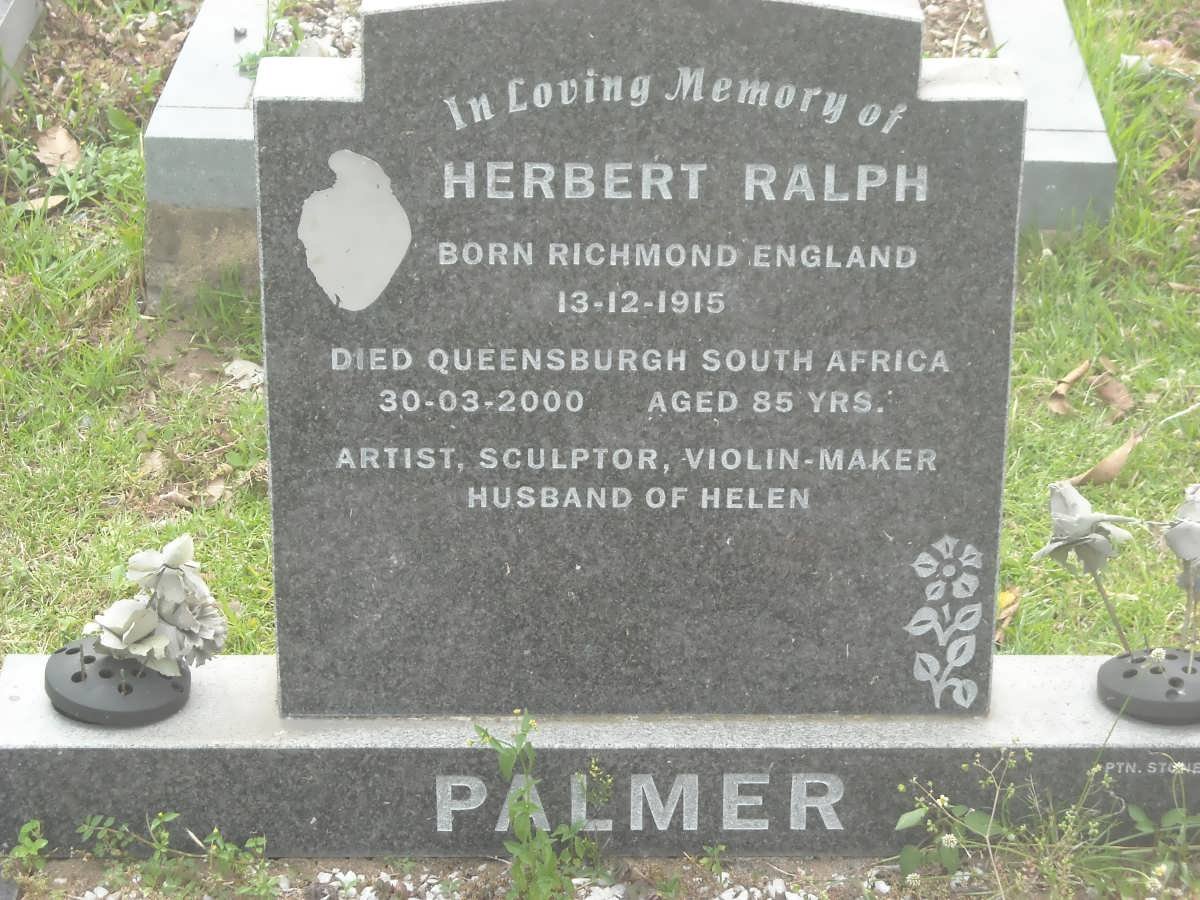 PALMER Herbert Ralph 1915-2000