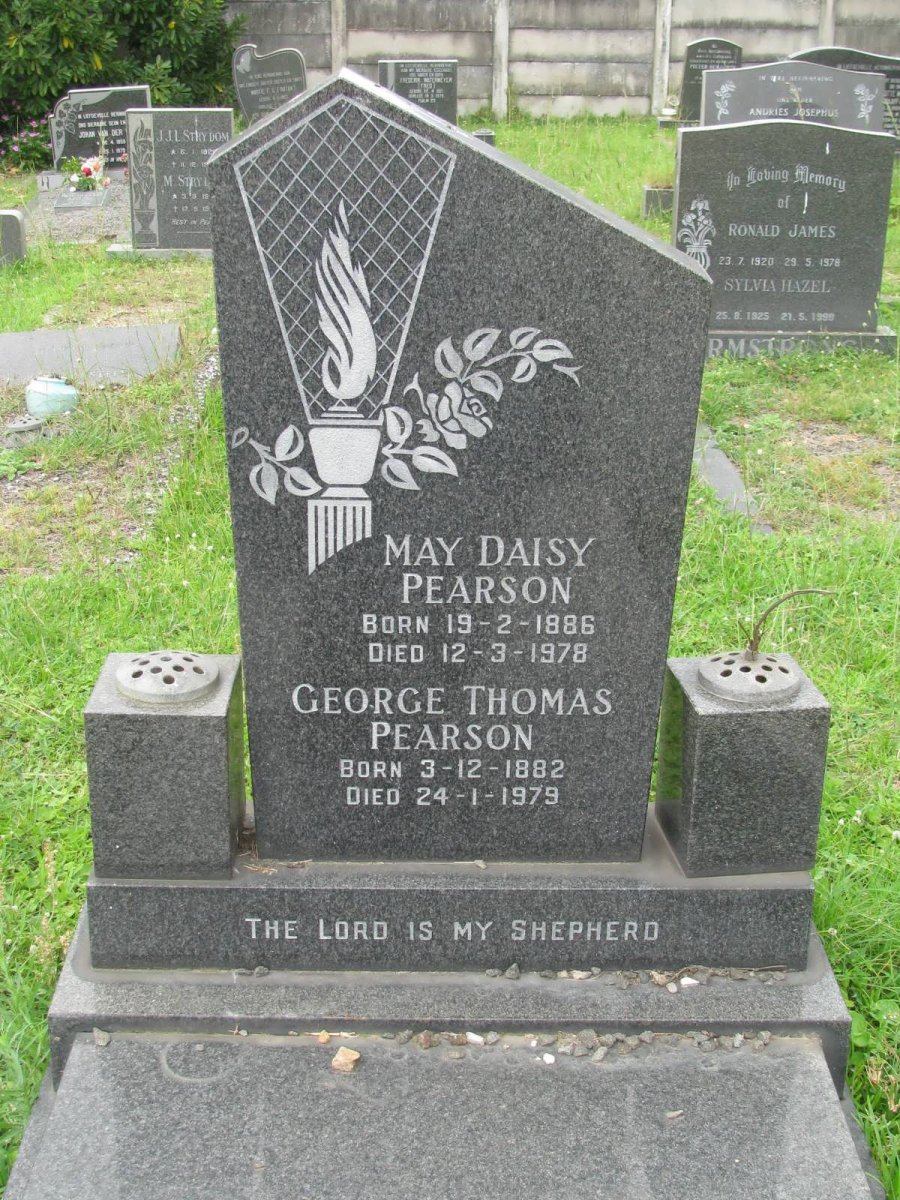 PEARSON George Thomas 1882-1979 &amp; May Daisy 1886-1978