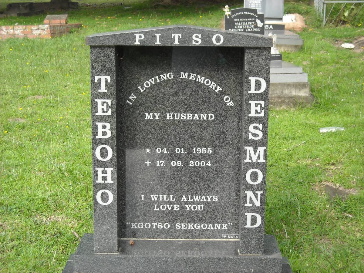 PITSO Teboho Desmond 1955-2004