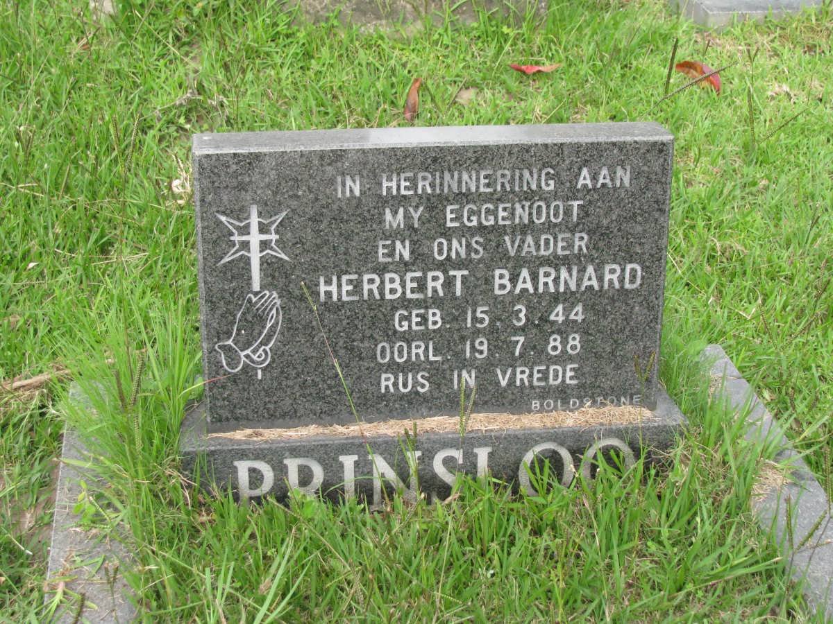 PRINSLOO Herbert Barnard 1944-1988