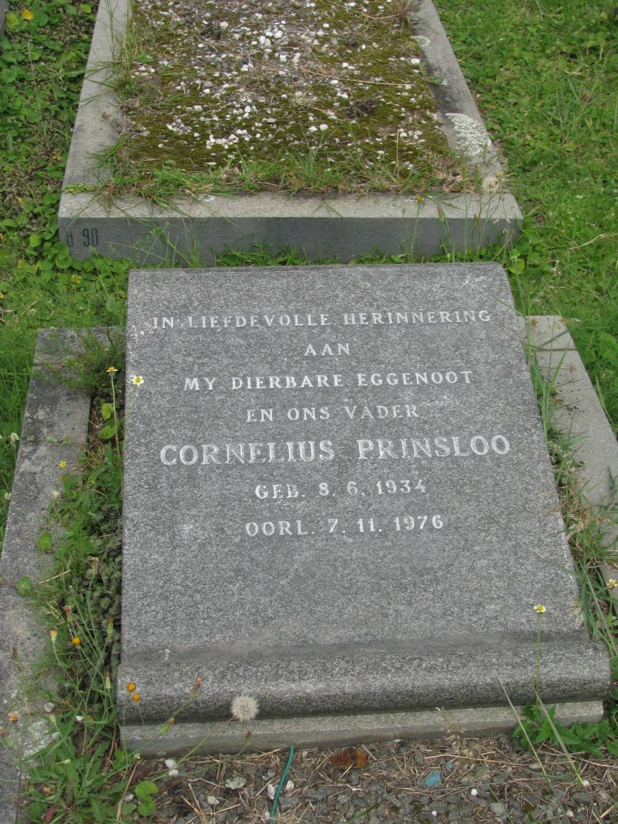 PRINSLOO Cornelius 1934-1976