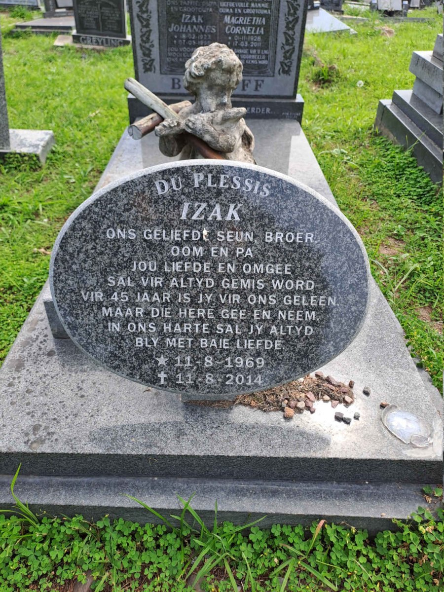 PLESSIS Izak, du 1969-2014