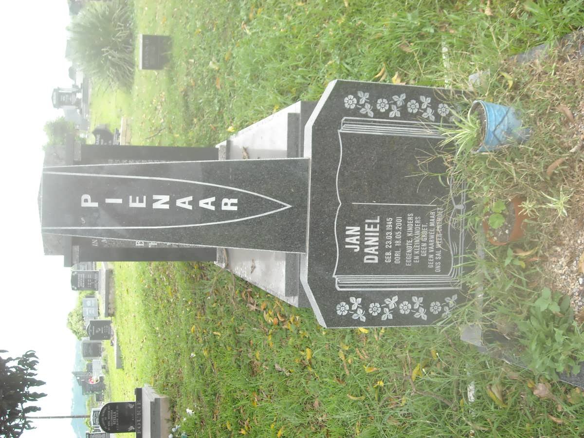PIENAAR Jan Daniel 1945-2001