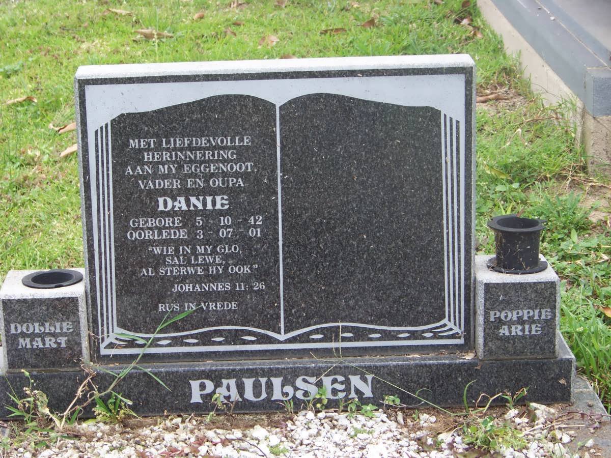 PAULSEN Danie 1942-2001