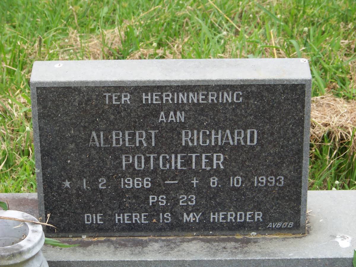 POTGIETER Albert Richard 1966-1993