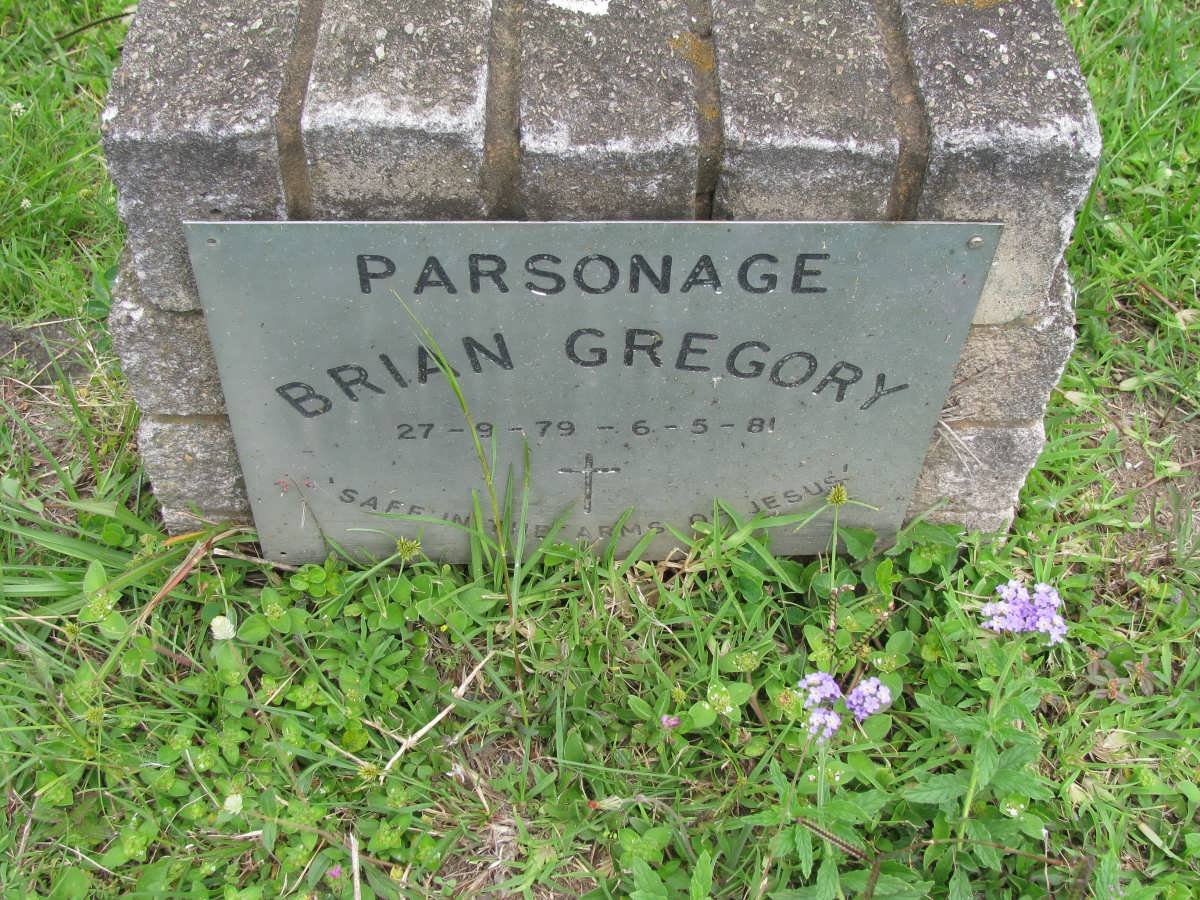 PARSONAGE Brian Gregory 1979-1981