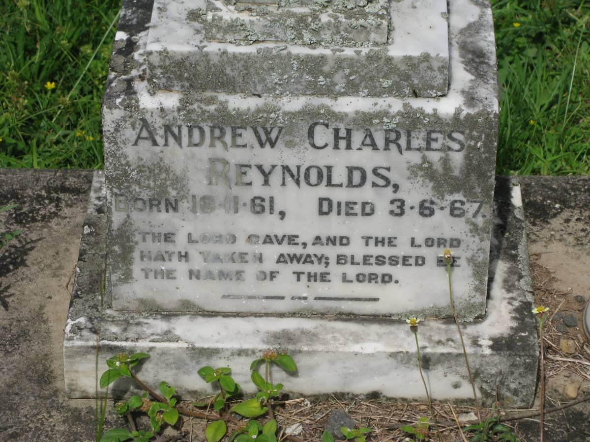 REYNOLDS Andrew Charles 1961-1967