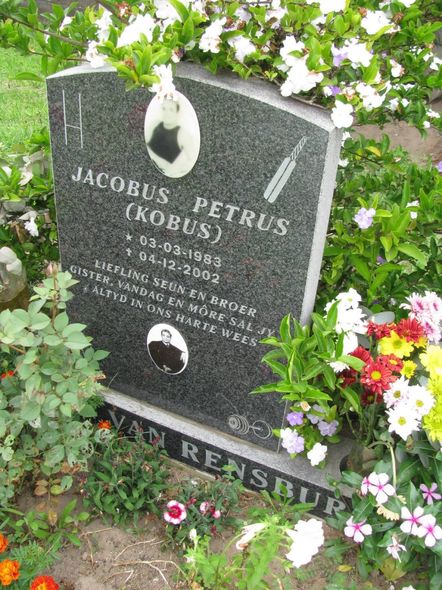 RENSBURG Jacobus Petrus, van 1983-2002