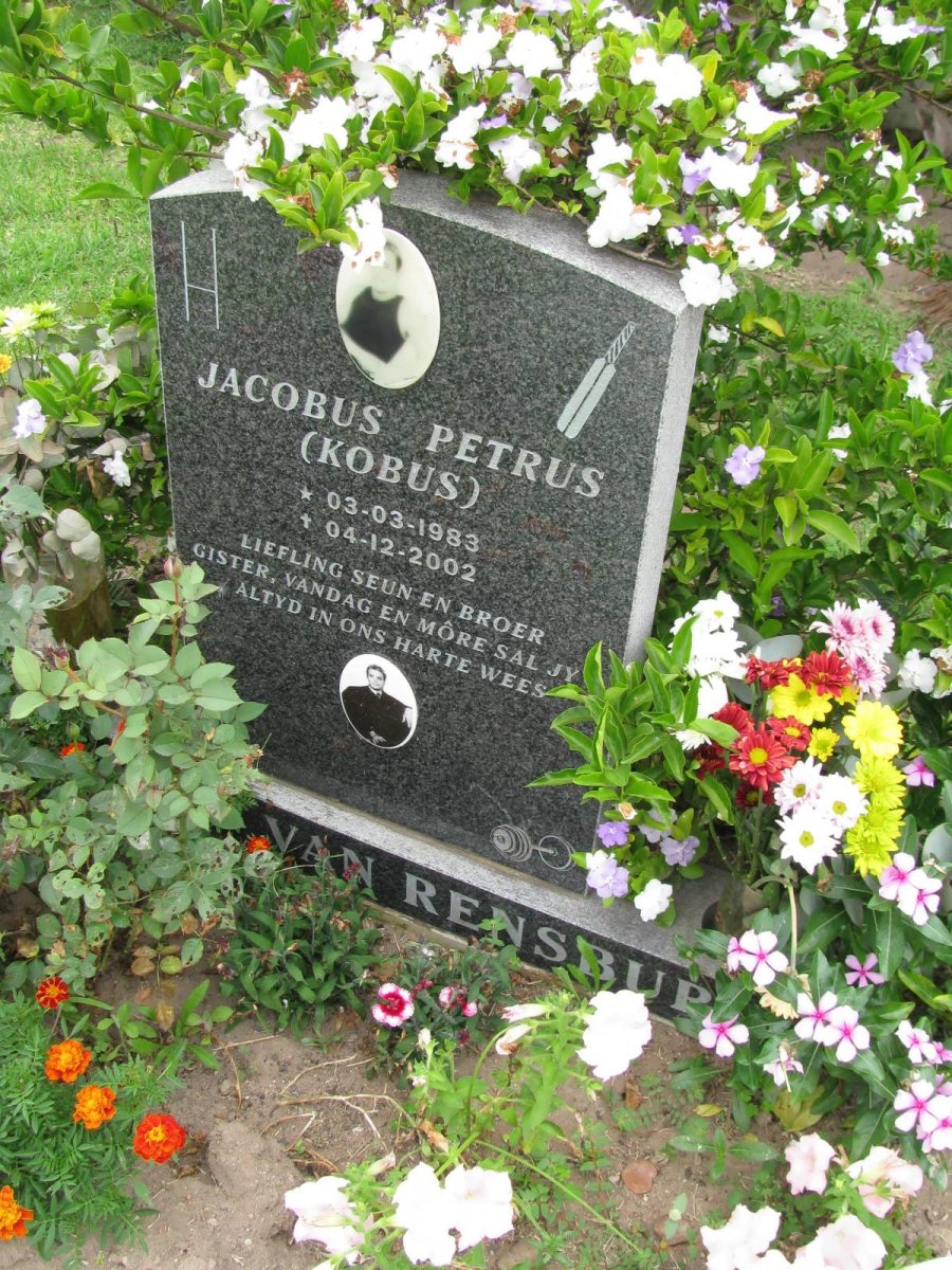 RENSBURG Jacobus Petrus, van 1983-2002