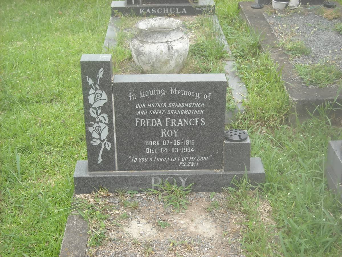 ROY Freda Frances 1915-1994