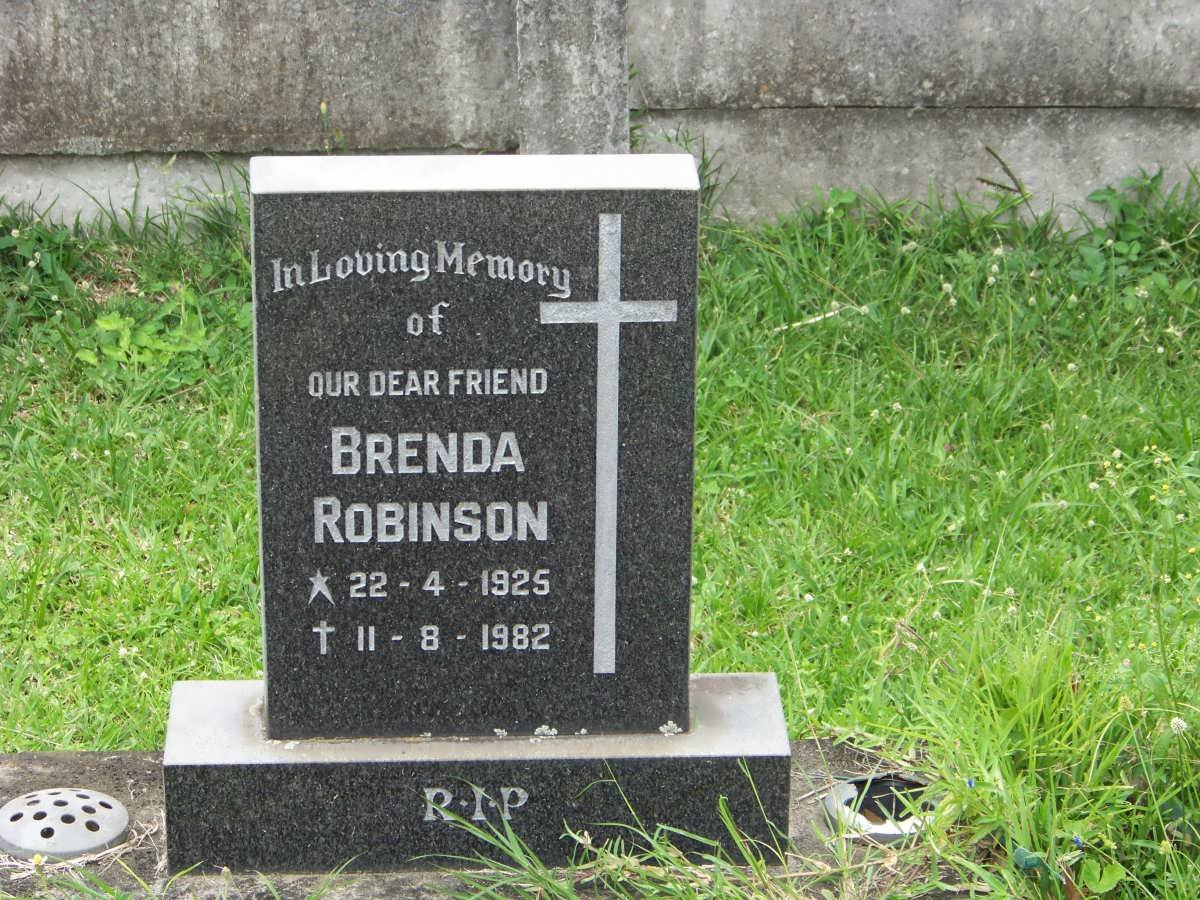 ROBINSON Brenda 1925-1982