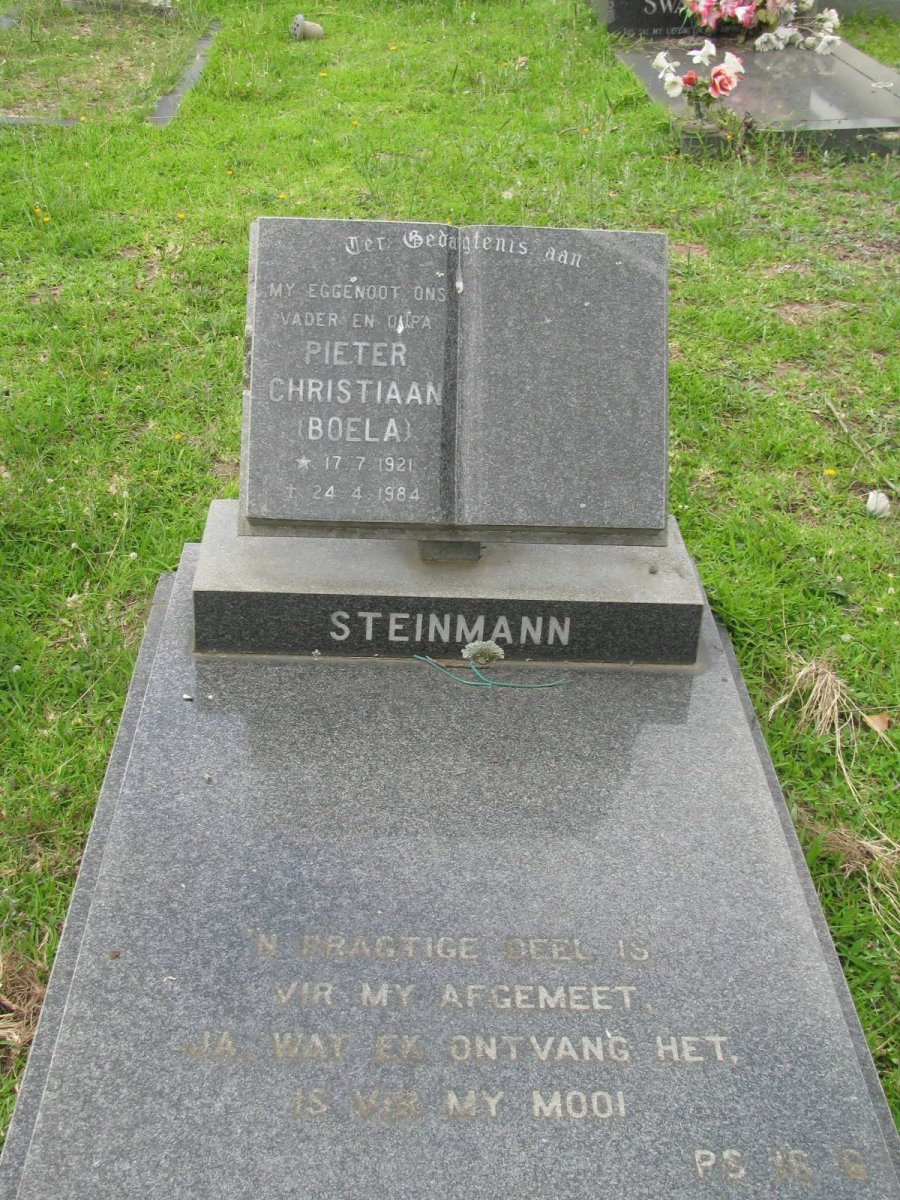 STEINMANN Pieter Christiaan 1921-1984