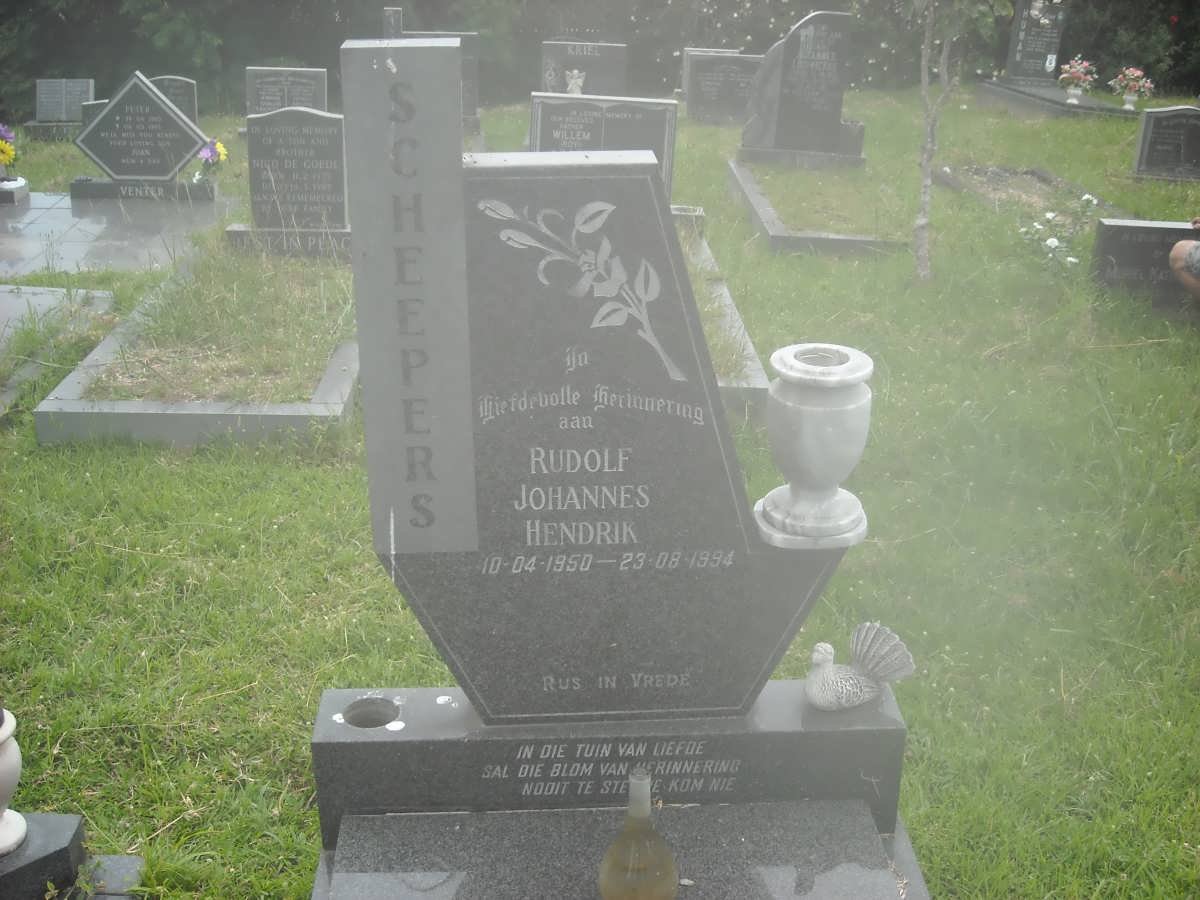 SCHEEPERS Rudolf Johannes Hendrik 1950-1994
