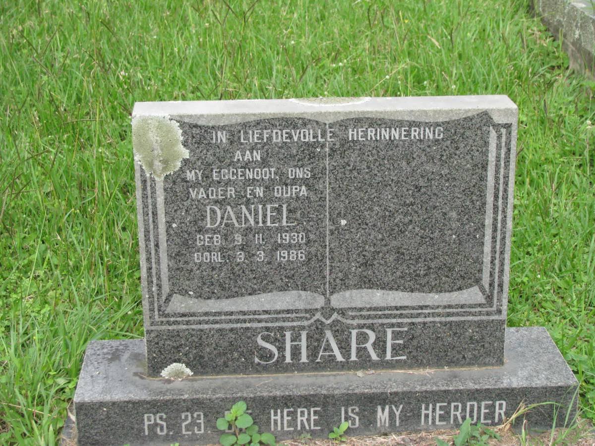 SHARE Daniel 1930-1986