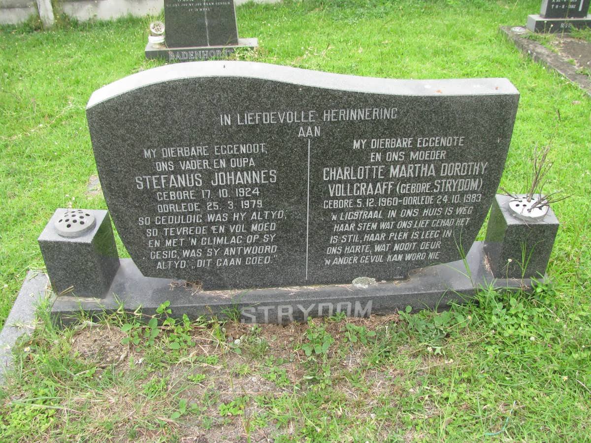 STRYDOM Stefanus Johannes 1924-1979
