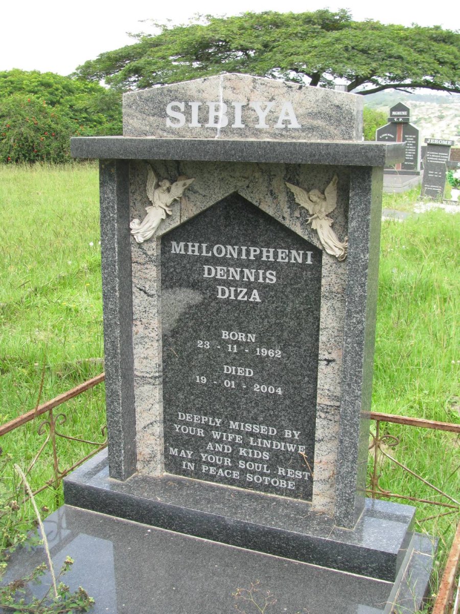 SIBIYA Mhlonipheni Dennis Diza 1962-2004