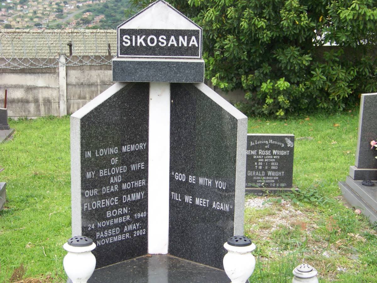 SIKOSANA Florence Dammy 1940-2002
