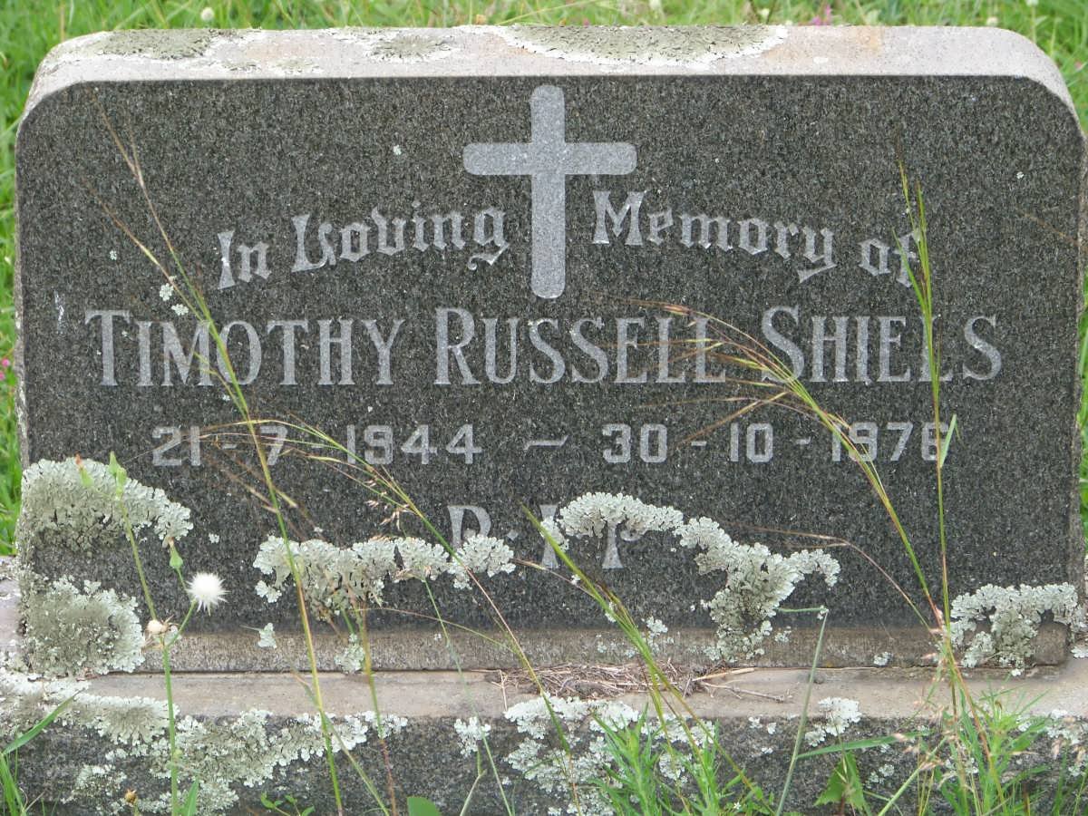 SHIELS Timothy Russell 1944-1976