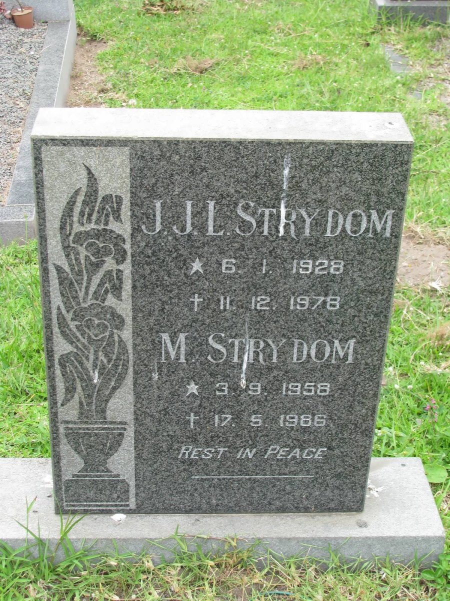 STRYDOM J.J.L. 1928-1978 :: STRYDOM M. 1958-1986