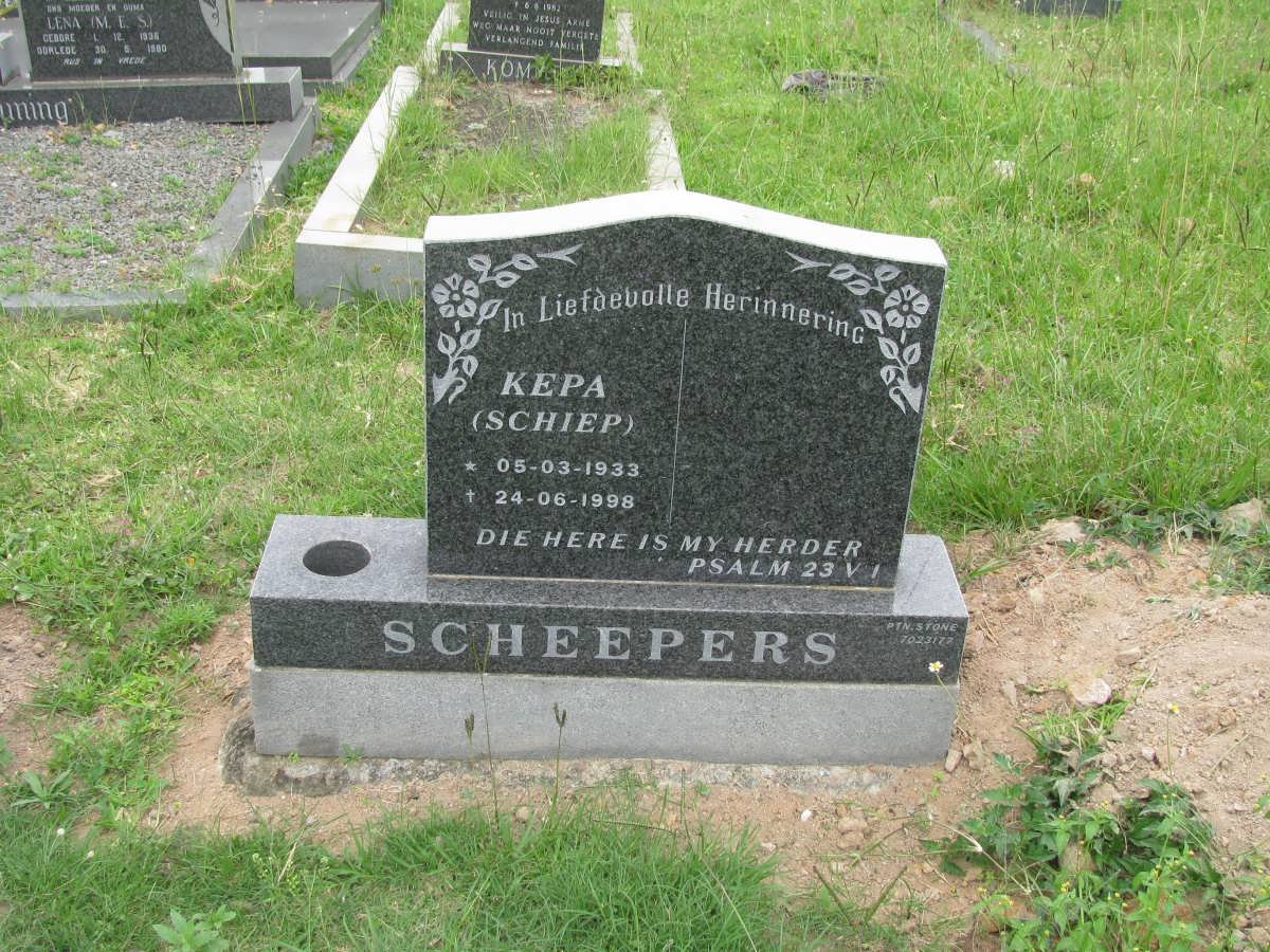 SCHEEPERS Kepa 1933-1998