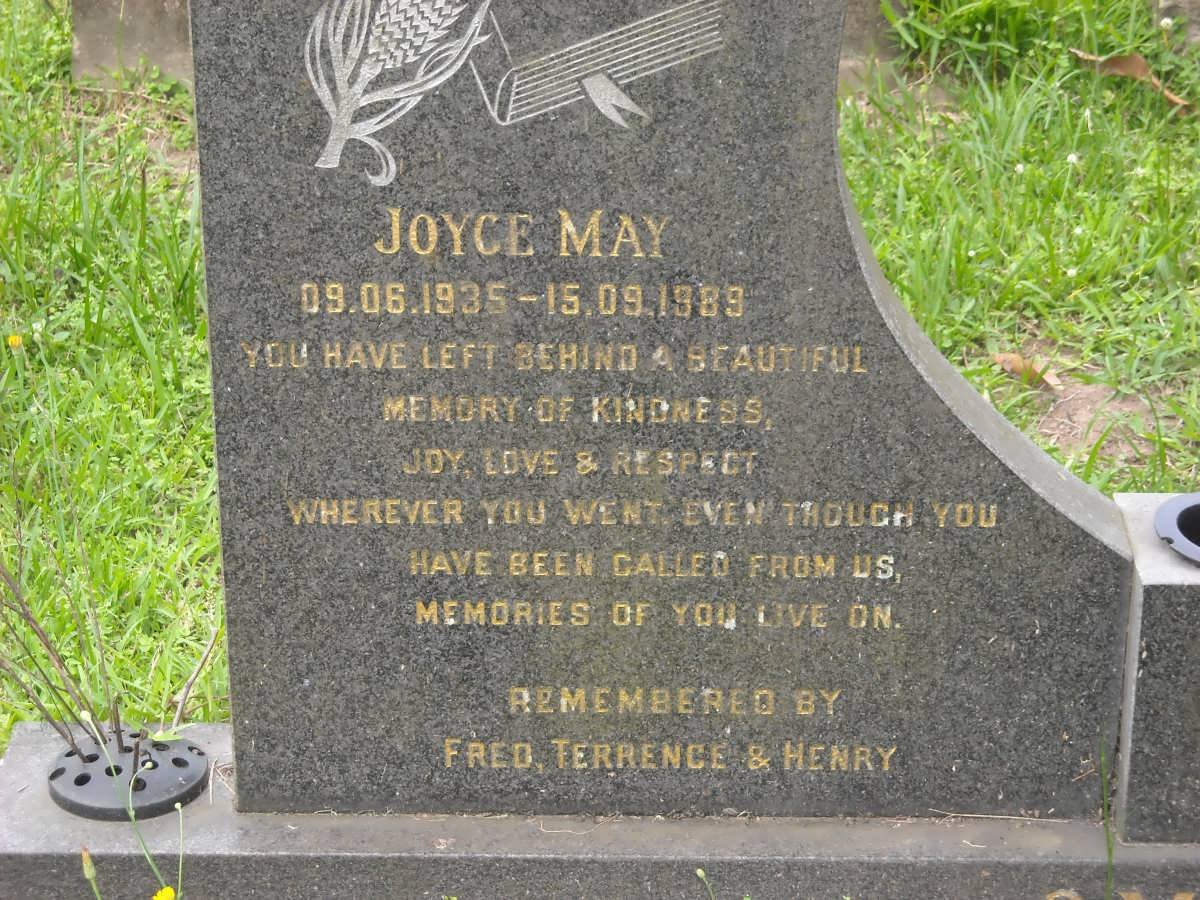 SMITH Joyce May 1935-1989