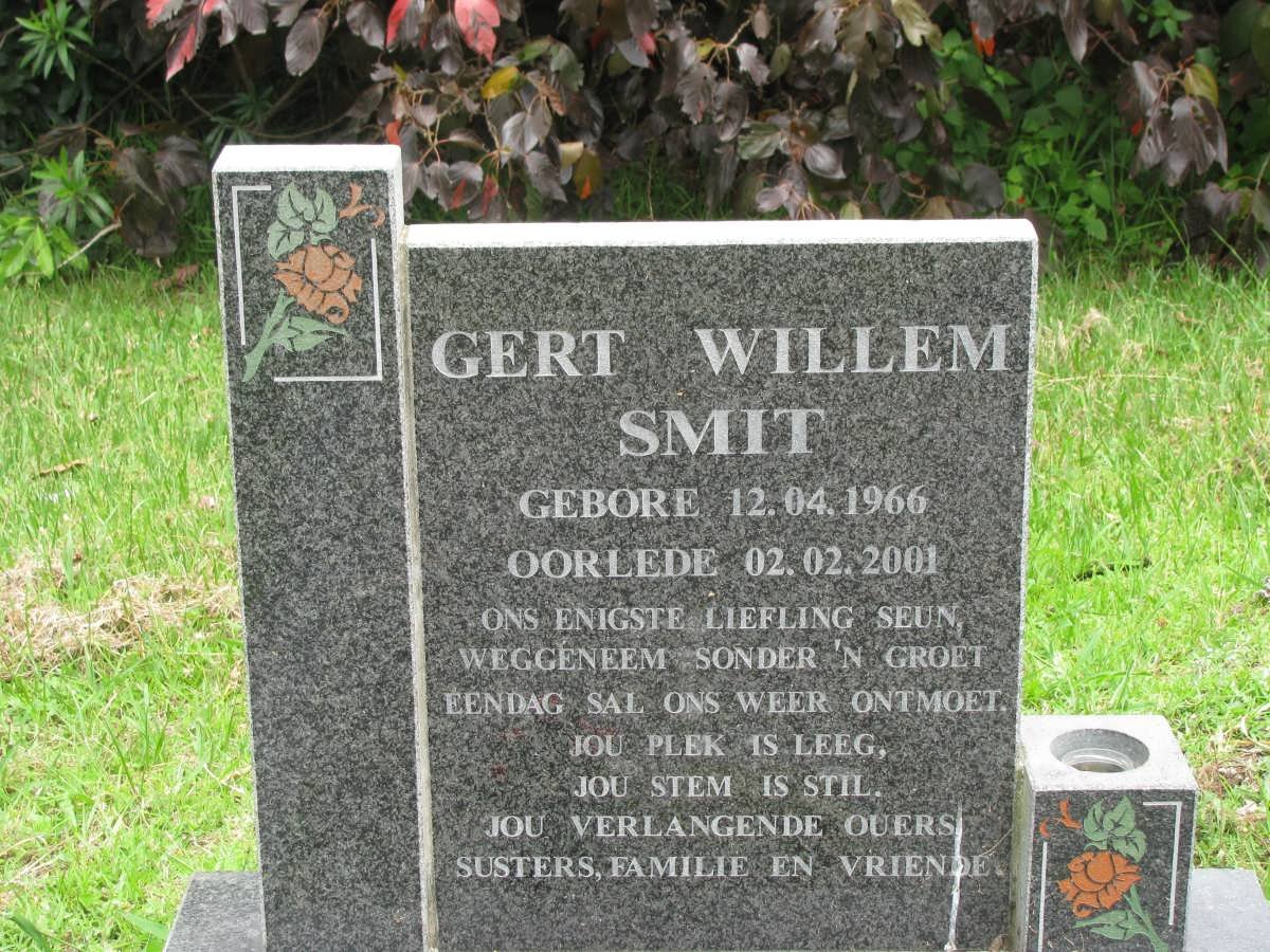 SMIT Gert Willem 1966-2001