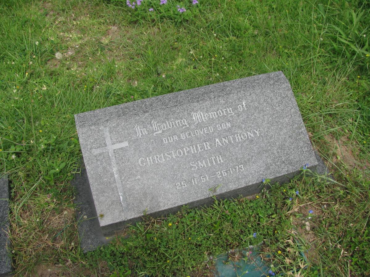 SMITH Christopher Anthony 1951-1973